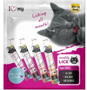 I Love My Pet - Monthly Lick - Pack of 28 x 12G