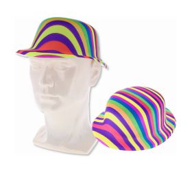 RAINBOW BOWLER HAT