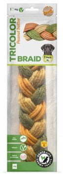 I Love My Pet - Tricolour Peanut Butter XL Braid - 60G