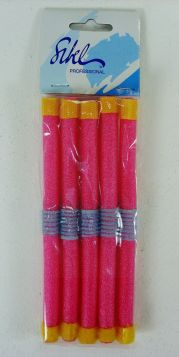 RED HAIR CURLERS LARGE