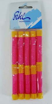 RED HAIR CURLERS MEDIUM