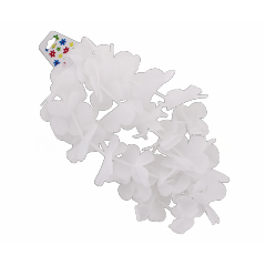 FLOWER HAWAI NECKLACE WHITE