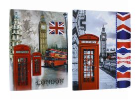 LONDON-THEMED RING BINDER WITH ICONIC PRINTS