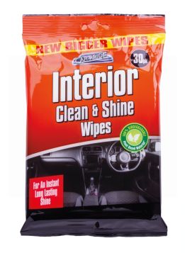 151 Car Pride Interior Clean & Shine Wipes - Pack of 30
