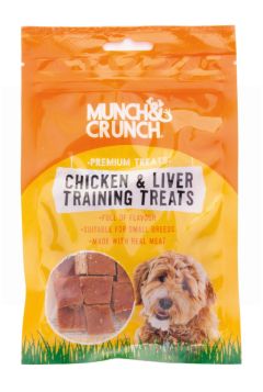 151 Munch & Crunch Premium Training Treats - Chicken & Liver - 60g