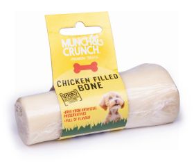 151 Munch & Crunch Premium Treats - 4" Chicken Filled Bone