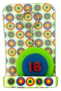 TARGET HAPPY 18TH KEY RING