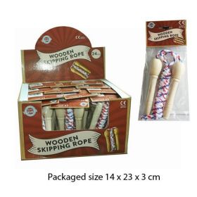 Children's Skipping Rope With Wooden Handles - 2 Meters