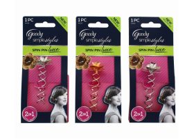 GOODY SPIN PIN CASTED ROSE