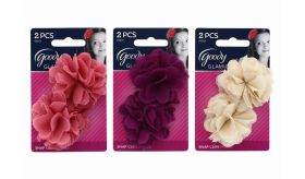 GOODY FLOWER SNAP CLIPS ASSORTED 2 PC