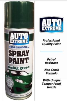 Auto Extreme Professional Spray Paint for Perfect Gloss Finish - Racing Green - 400ml