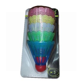 Shuttlecocks - Assorted Colours - Pack Of 5