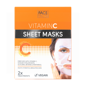 Face Facts Vitamin C Sheet Masks - Pack of 2 - EXP: 06/25
