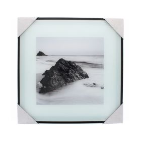 WOODEN PICTURE FRAME- BEACH ROCK