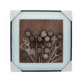 WOODEN PICTURE FRAME- SPICES & HERBS