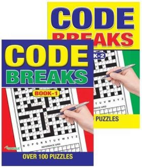 Code Breaks Puzzle Book - 27 x 20cm - 0% VAT