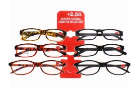 READING GLASSES +2.50 ASSORTED