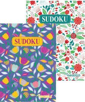 Floral Sudoku Word Search Book - A5 Size - 0% VAT