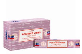 Satya Incense Sticks - Positive Vibes - 15 grams - Pack of 12