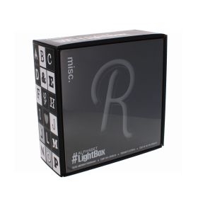 ALPHABET LIGHT UP BOX LETTER R