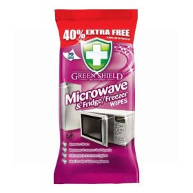 Green Shield Microwave & Fridge/Freezer Wipes - Pack of 70