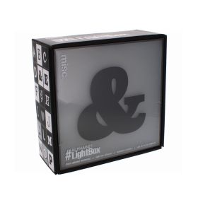 ALPHABET LIGHT UP BOX SYMBOL &