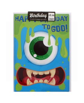 MONSTER AND TEENAGE PIRATE CARD PACK