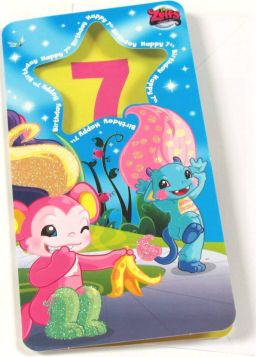 ZELF BIRTHDAY CARD GIRL AGE 7