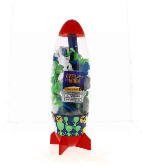 127 PIECES OVER THE MOON ROCKET PLAY SET