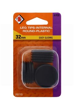 CHAIR TIP INTERNAL ROUND PLASTIC 32MM