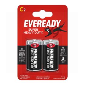 Eveready Zinc Super Heavy Duty Batteries C 2 pack