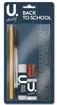 Back to School Study Stationery Set - 6 Piece
