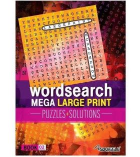 Mega Large Print Word Search Book - Book 02 - 0% VAT