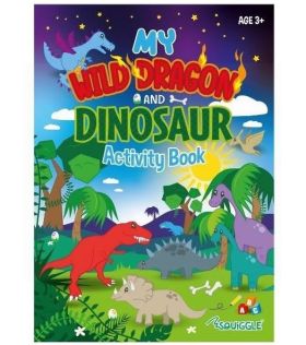 My Wild Dragon and Dinosaur - All-in-1 Activity Book - 40 Pages of Fun