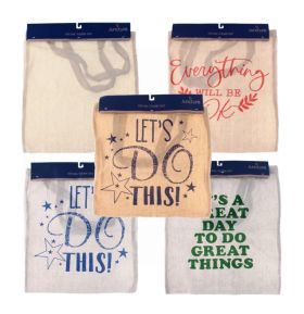 CANVAS HANDLED TOTE BAG