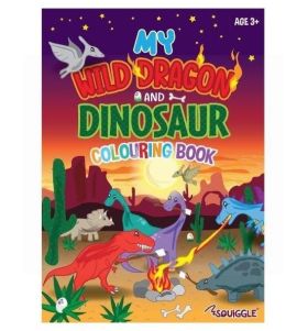 My Wild Dragon & Dinosaur - A Colouring Activity Book - 22 Pages of Fun