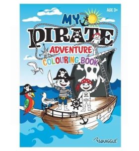 My Pirate Adventure - A Colouring Activity Book - 22 Pages of Fun