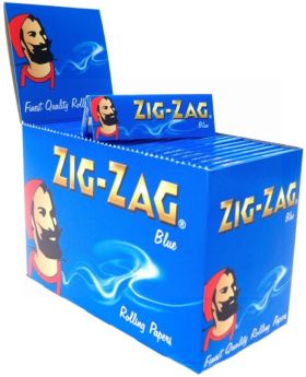 Zig Zag Blue Standard Rolling Papers - 100 Booklets