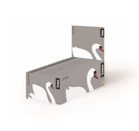 Swan Silver Superior Quality Ultra Fine Cigarette Rolling Papers - Regular - Pack of 50 Booklets