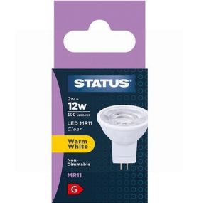 Status LED Bulb - Pearl MR11 - 2W=12W - Warm White