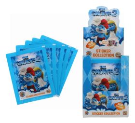 THE SMURFS 2 STICKERS DISPLAY BOX