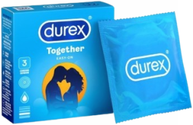 Durex Together - Easy On Condoms - Pack of 3 - Expiry 08/2030 - 5% VAT