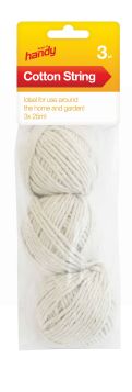 Set of 3 Pack Cotton String