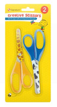 Signature Printed Creative Scissors - Pack of 2