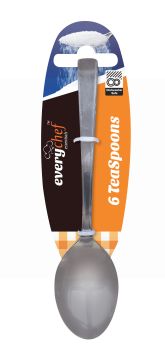 Stainless Steel Teaspoons - Pack Of 6