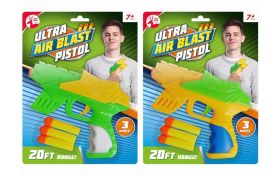 Ultra Air Blast Pistol with 3 Darts by Red Deer Toys - Assorted Colours