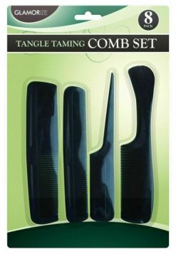 Tangle Taming Comb Set - Pack of 8