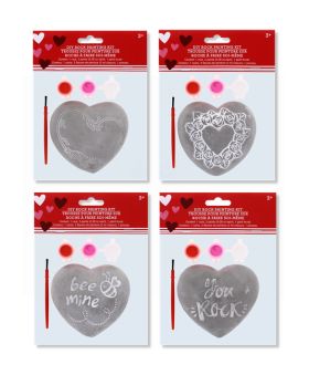 DIY ROCK PAINTING KIT- 1 ROCK, 1 BRUSH & 3 PAINTS