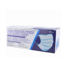 Earloop Disposable Face Mask - Pack of 50