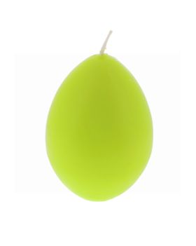 MEDIUM EGG SHAPE CANDLE GREEN